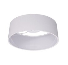 Lampenschirm aus hochwertigem Leinen für LED Stehleuchten – Ø40 cm, 20 cm Höhe, in Weiß oder Schwarz, passend für E27/E14 Fassungen