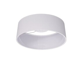 Lampenschirm aus Leinen Ø40 cm – Weiß oder Schwarz