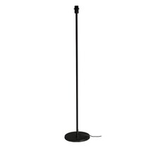 LED Stehleuchte TONDO aus Stahl – Modernes Design, E27-Fassung, 139 cm Höhe, in Mat Stahl oder Schwarz