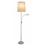 Artdelight Artdelight HUGO Stehleuchte mit LED-Leselampe, Stahl matt