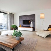 Artdelight HUGO Stehleuchte mit LED-Leselampe, Stahl matt