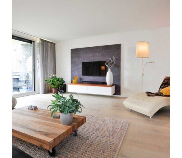 Artdelight HUGO Stehleuchte mit LED-Leselampe, Stahl matt