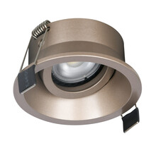 Design LED Einbauspot ROURA rund | Hochwertiges Aluminium | GU10 Fassung 230V | Schwenkbarer Deckenstrahler für Wohnzimmer & Küche | Hotel-Chique Look