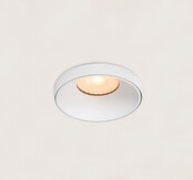 Design LED Einbauspot MALMO rund | Hochwertiges Aluminium | GU10 230V | Blendfreies Downlight für Flur & Küche | Hotel-Chique