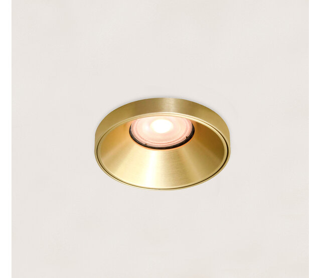 Design LED Einbauspot MALMO rund | Hochwertiges Aluminium | GU10 230V | Blendfreies Downlight für Flur & Küche | Hotel-Chique