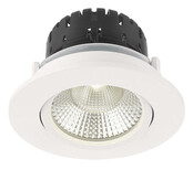 Design LED Einbauspot AUSTIN IP65 | Wasserdicht für Bad & Dusche | Integrierte 6W LED warmweiß | Schwenkbarer Feuchtraum-Strahler | Inkl. Treiber