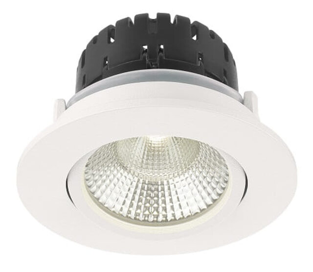 Design LED Einbauspot AUSTIN IP65 | Wasserdicht für Bad & Dusche | Integrierte 6W LED warmweiß | Schwenkbarer Feuchtraum-Strahler | Inkl. Treiber