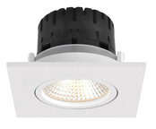 Artdelight AUSTIN LED-Einbauspot quadratisch, IP65, 2700 K