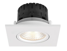 LED Einbauspot AUSTIN Quadratisch – IP65, Warmweiß, Dimmbar