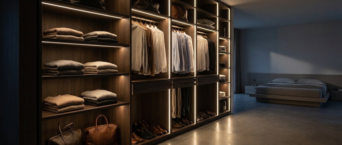 LED Beleuchtung für Garderoben