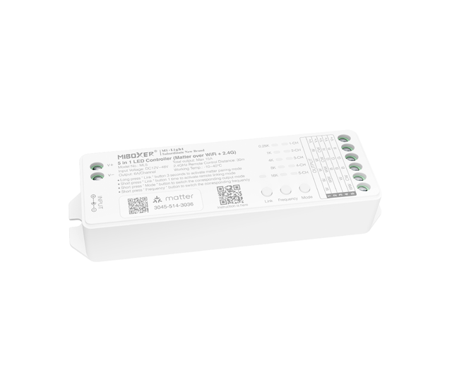 Thread over Matter 5-in-1 LED Controller – Smarte Steuerung für LED-Streifen