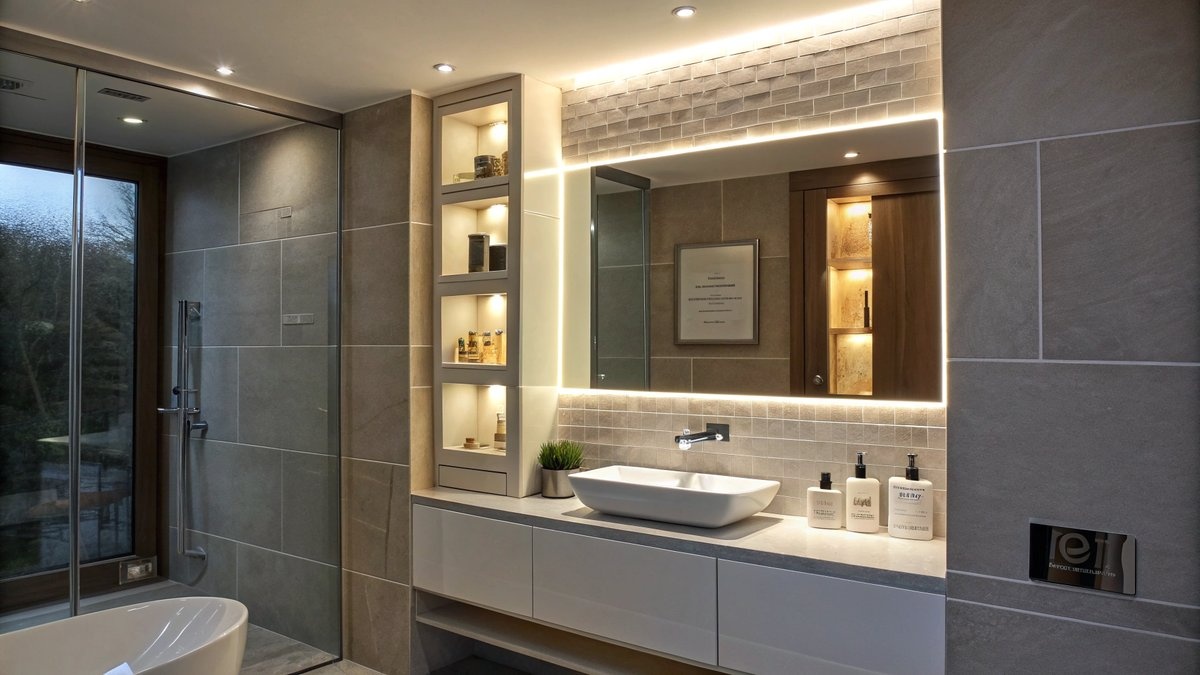 LED-Beleuchtung Bad Nische