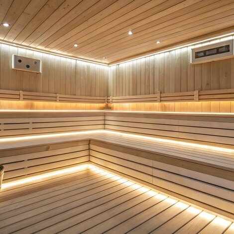 LED Streifen Sauna