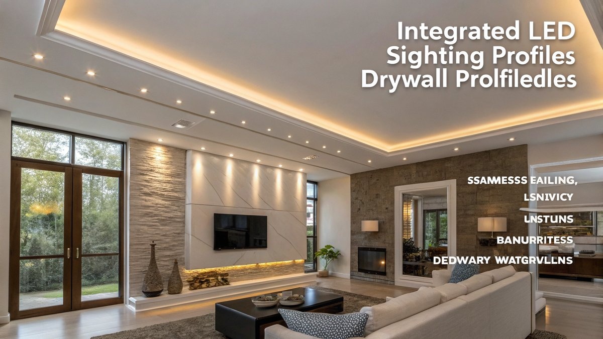 LED Profil verspachteln