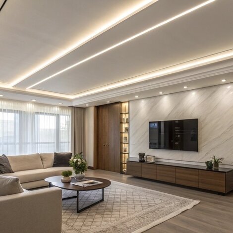 LED-Streifen Rigipsdecke