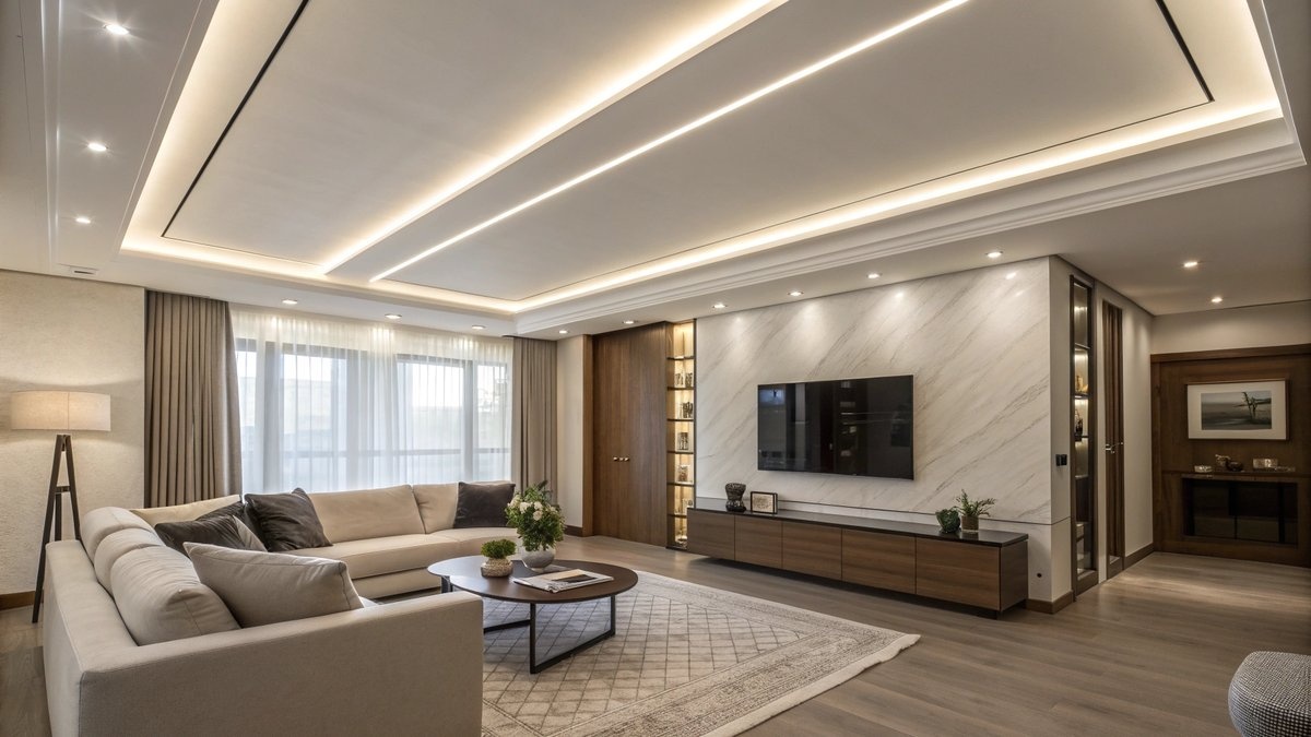 LED-Streifen Rigipsdecke