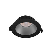Tronix LED-Downlight Ø145 mm, schwarz, 11 W, 3-CCT – ohne Treiber