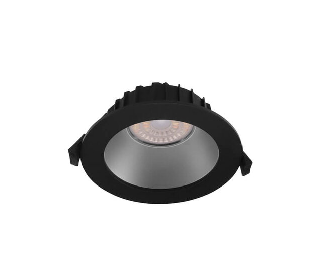 Tronix LED-Downlight Ø145 mm, schwarz, 11 W, 3-CCT – ohne Treiber