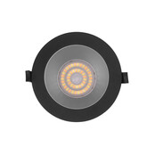 Tronix LED-Downlight Ø145 mm, schwarz, 11 W, 3-CCT – ohne Treiber
