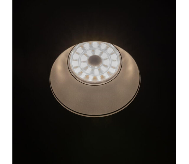 Refl downl matt – Ø145 mm – schwarz – 3-CCT – 260 mA – ohne Treiber