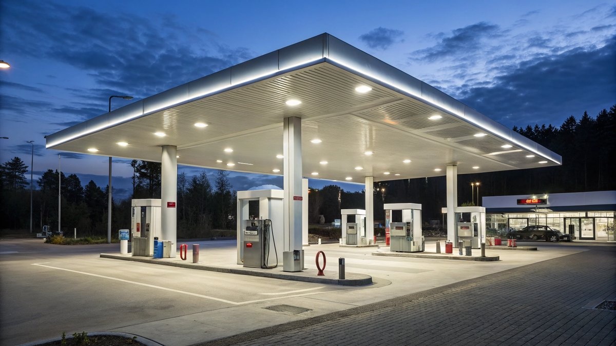LED-Beleuchtung Tankstellen