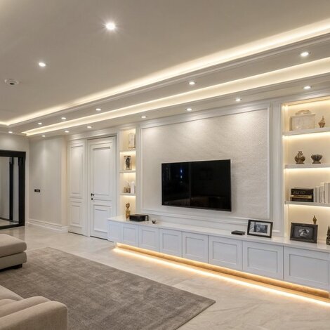 LED-Trockenbauprofil weiß