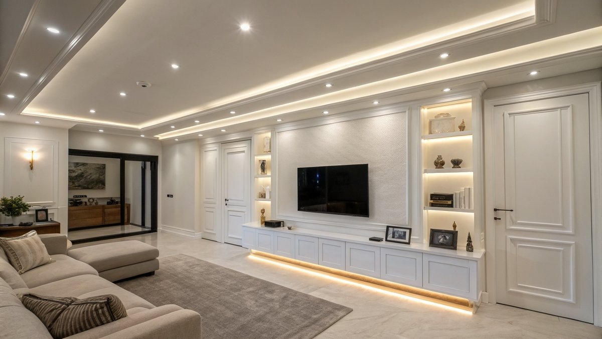 LED-Trockenbauprofil weiß