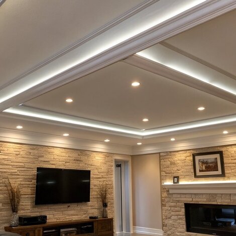 LED-Trockenbauprofil Decke