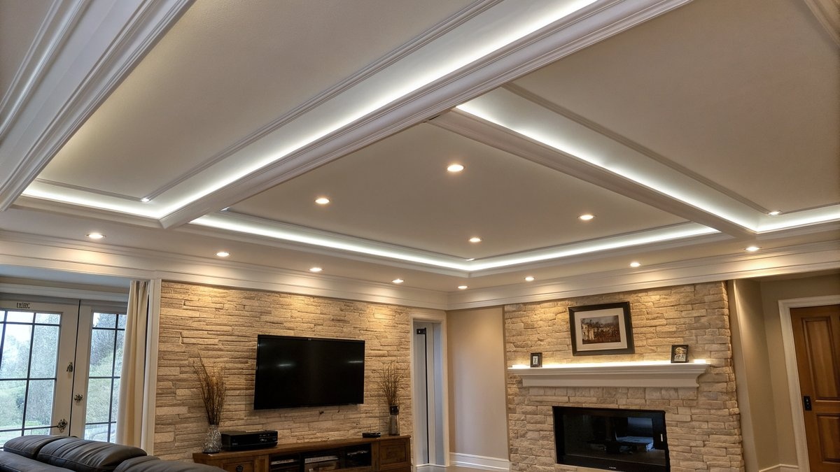 LED-Trockenbauprofil Decke