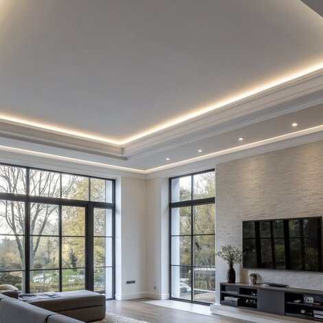 LED-Trockenbauprofil Außeneck