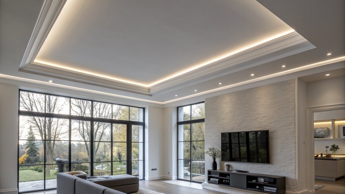 LED-Trockenbauprofil Außeneck