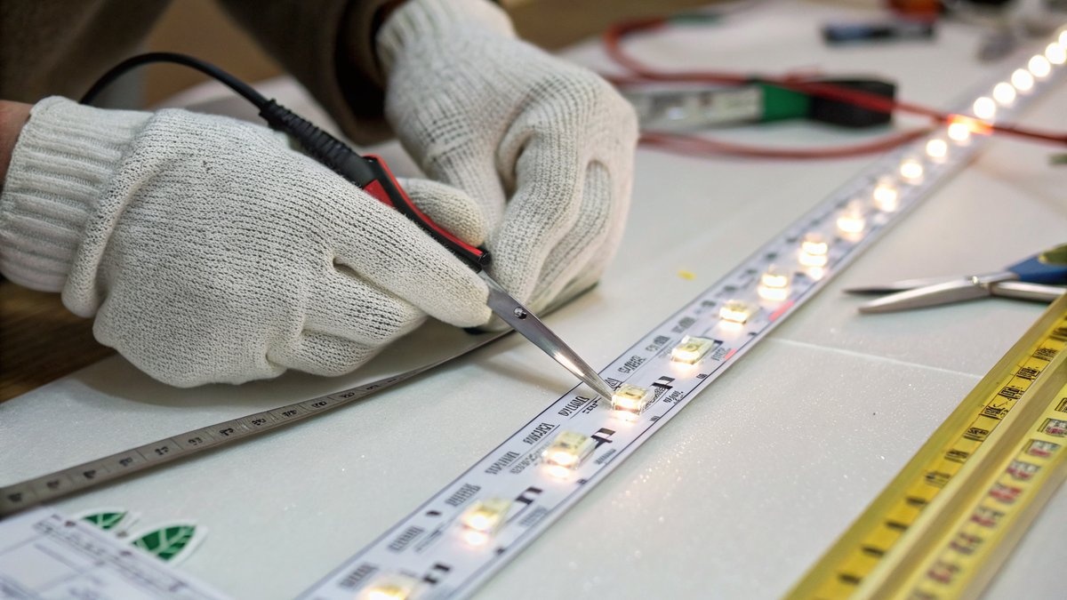 LED-Streifen kürzen