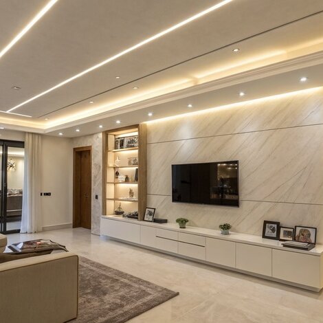 LED-Streifen Gipskartonplatten