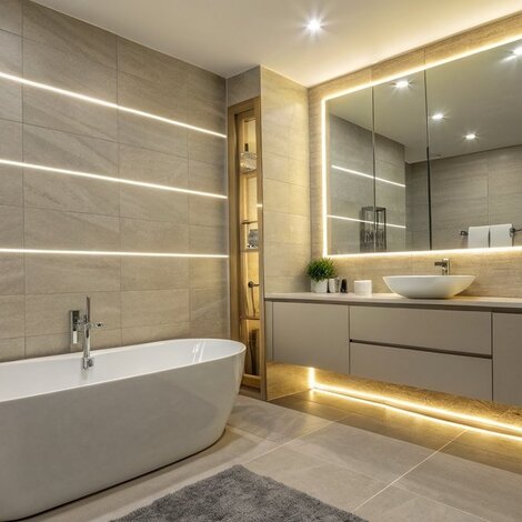 LED-Streifen Fliesen