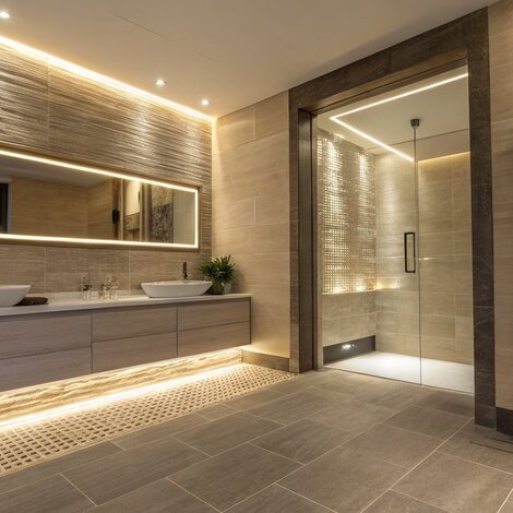 LED-Fliesenprofil Bad