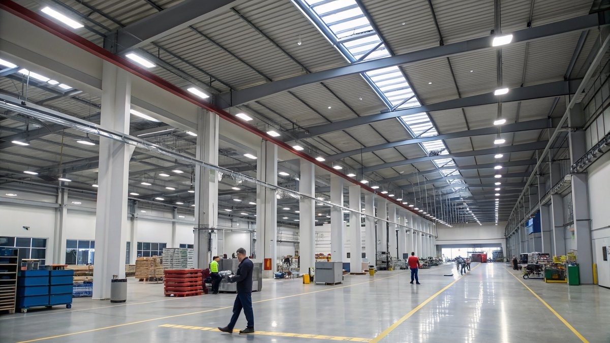 LED-Beleuchtung Werkhallen
