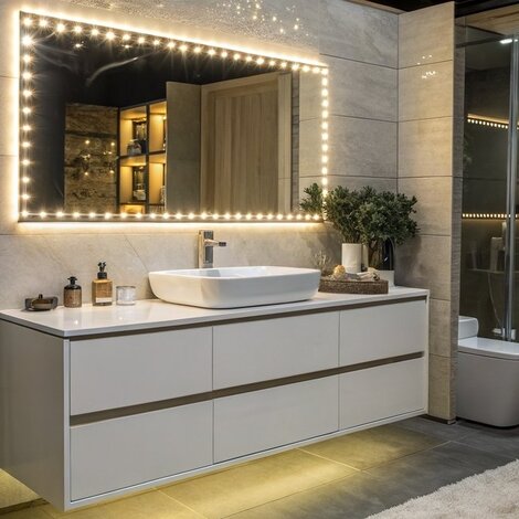 LED-Beleuchtung Waschtisch