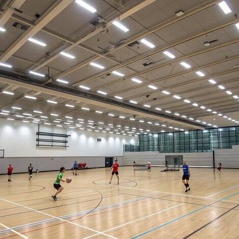 LED-Beleuchtung Turnhalle