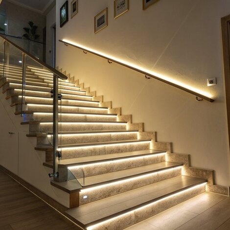 LED-Beleuchtung Treppenhaus