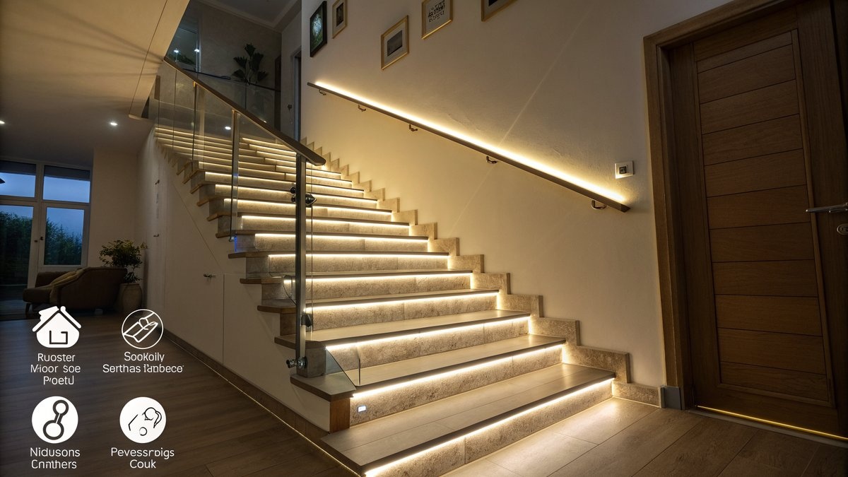 LED-Beleuchtung Treppenhaus