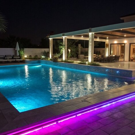 LED-Beleuchtung Pool