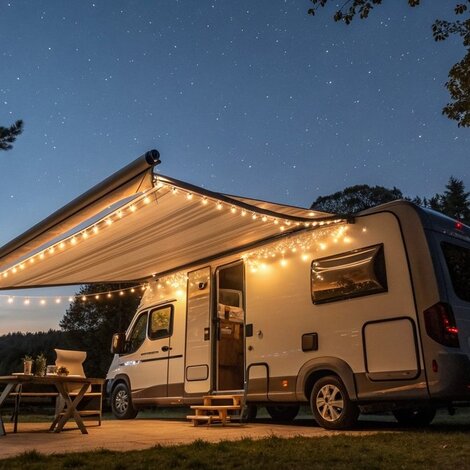 LED-Beleuchtung Markise Wohnmobil