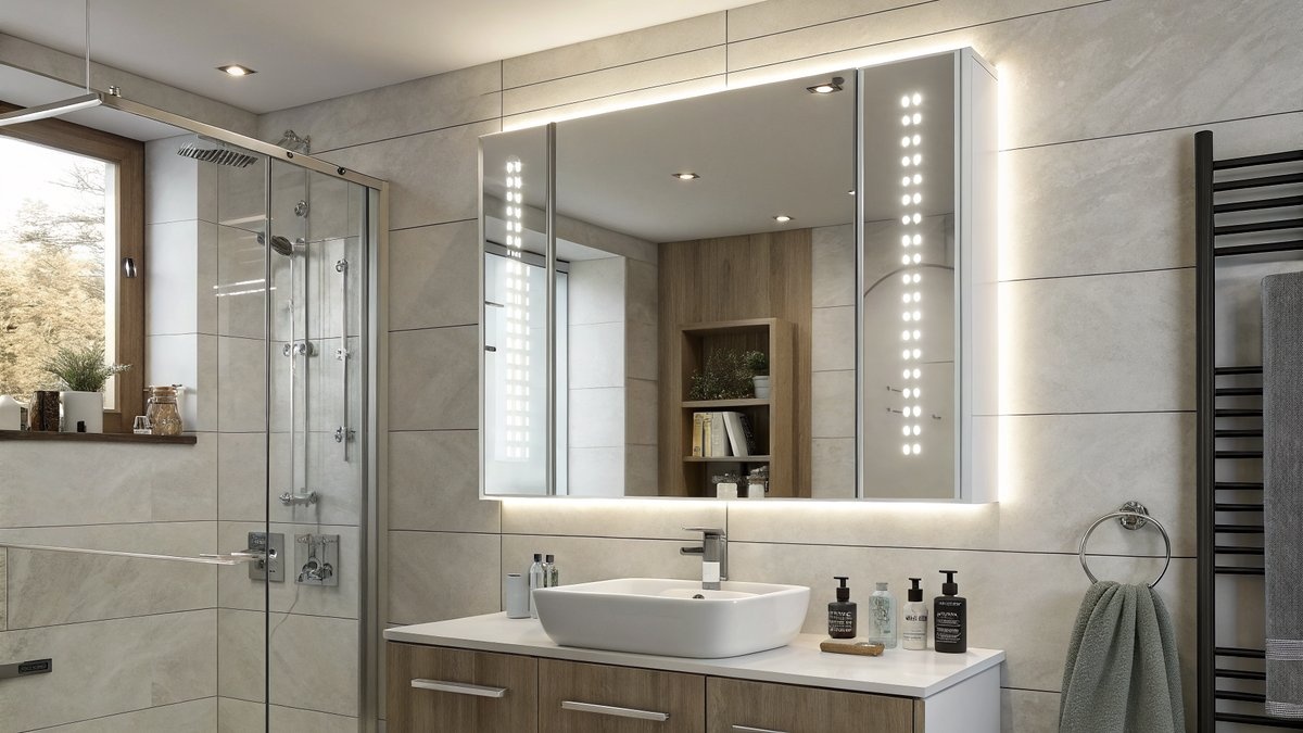 LED-Beleuchtung Badschrank