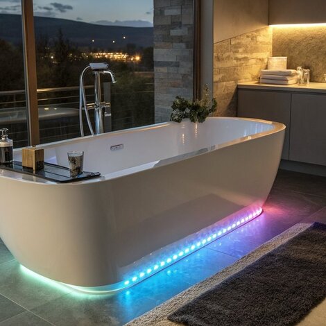 LED-Beleuchtung Badewanne