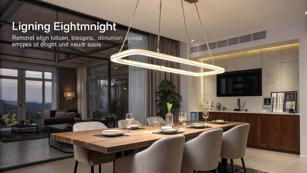 LED Esstisch Beleuchtung