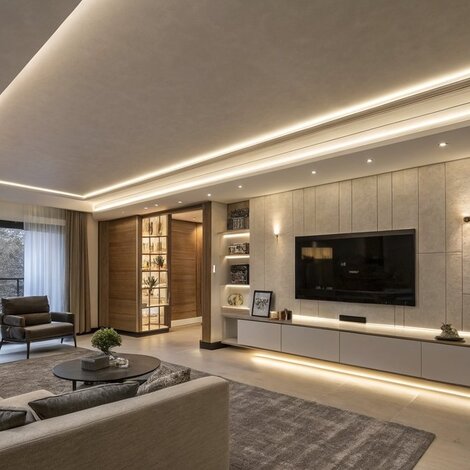 Kreation von Lichtlinien mit LED-Streifen