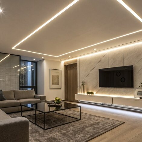 45 Grad LED Streifen Profil