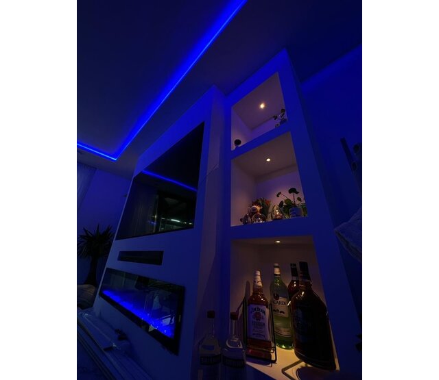 PRO RGBWW LED Streifen 17W 1000LM 144LED/m 24V DC IP20 8mm - 5m