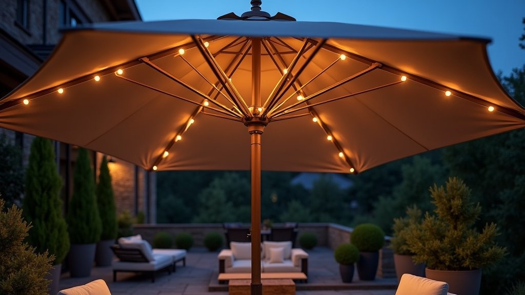 LED-Profil Sonnenschirm