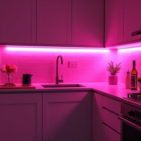 LED-Streifen Pink